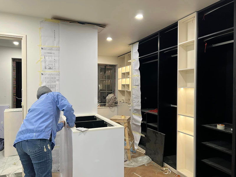 Lắp đặt thi công nội thất tại căn hộ