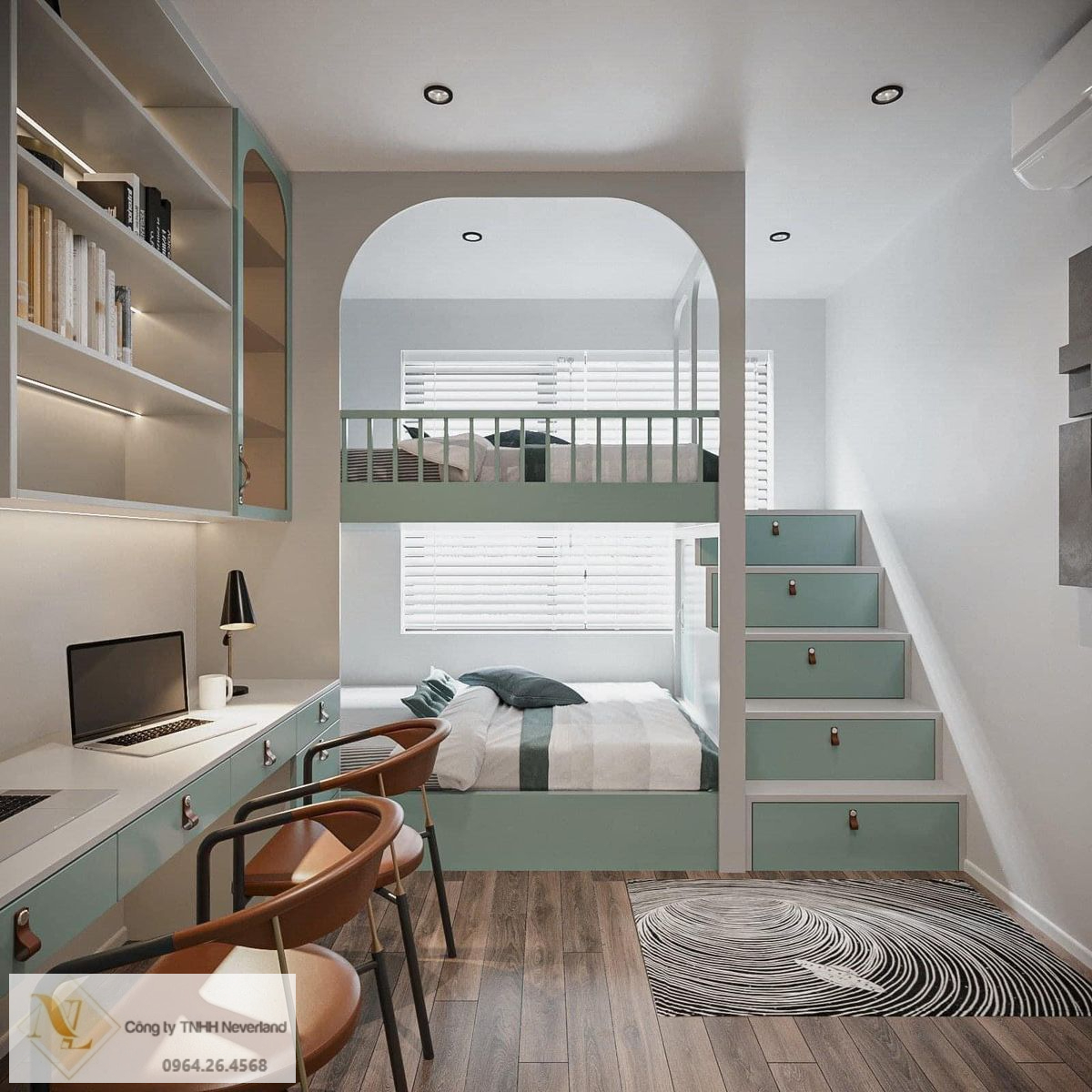  8 Mẫu Phòng Ngủ Trẻ Em Hiện Đại – Thiết Kế Thông Minh Cho Bé Phát Triển Toàn Diện